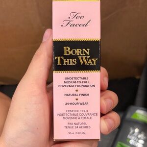 Too Faced Born This Way Foundation - Pink & Black Packaging
